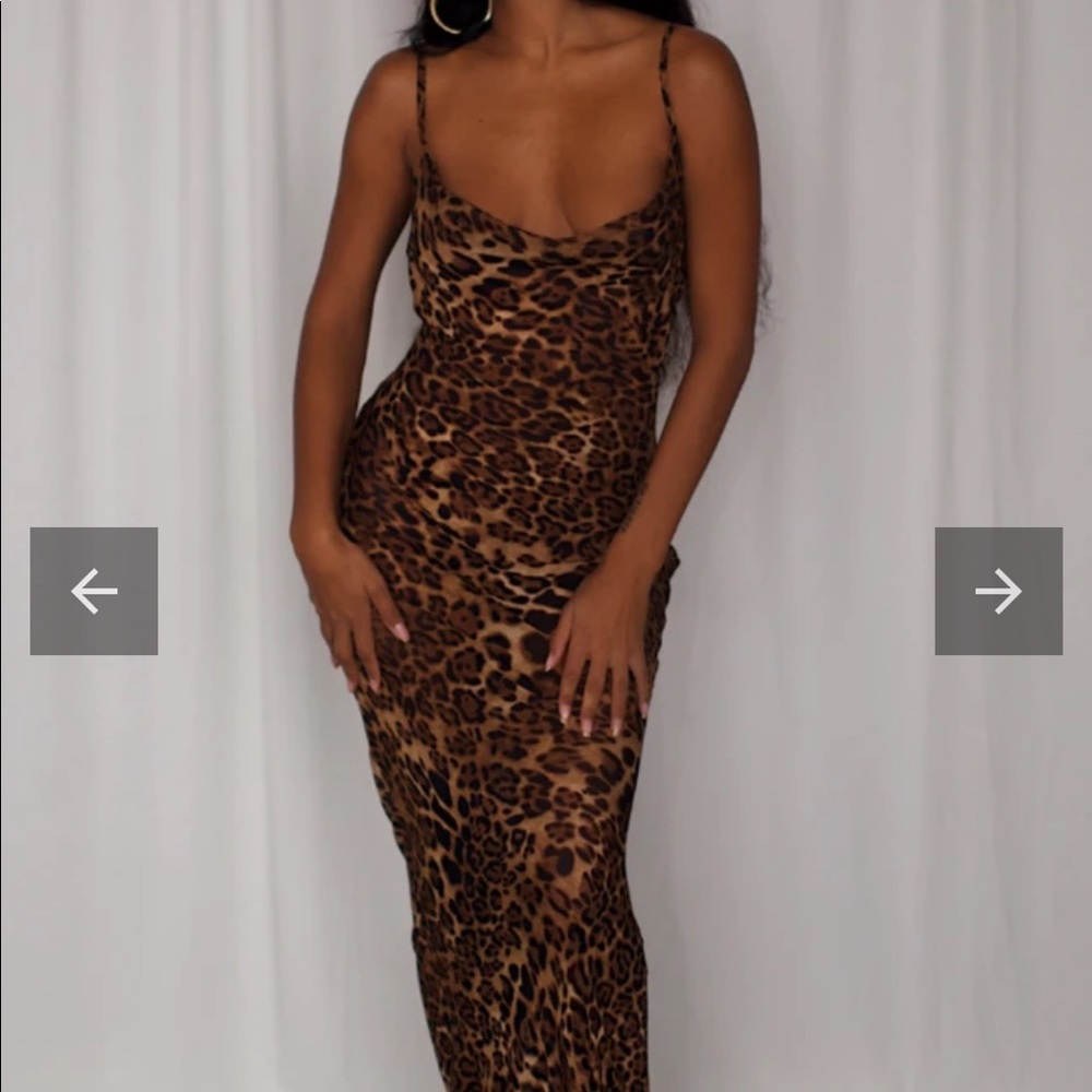 Leopard Print Maxi Dress